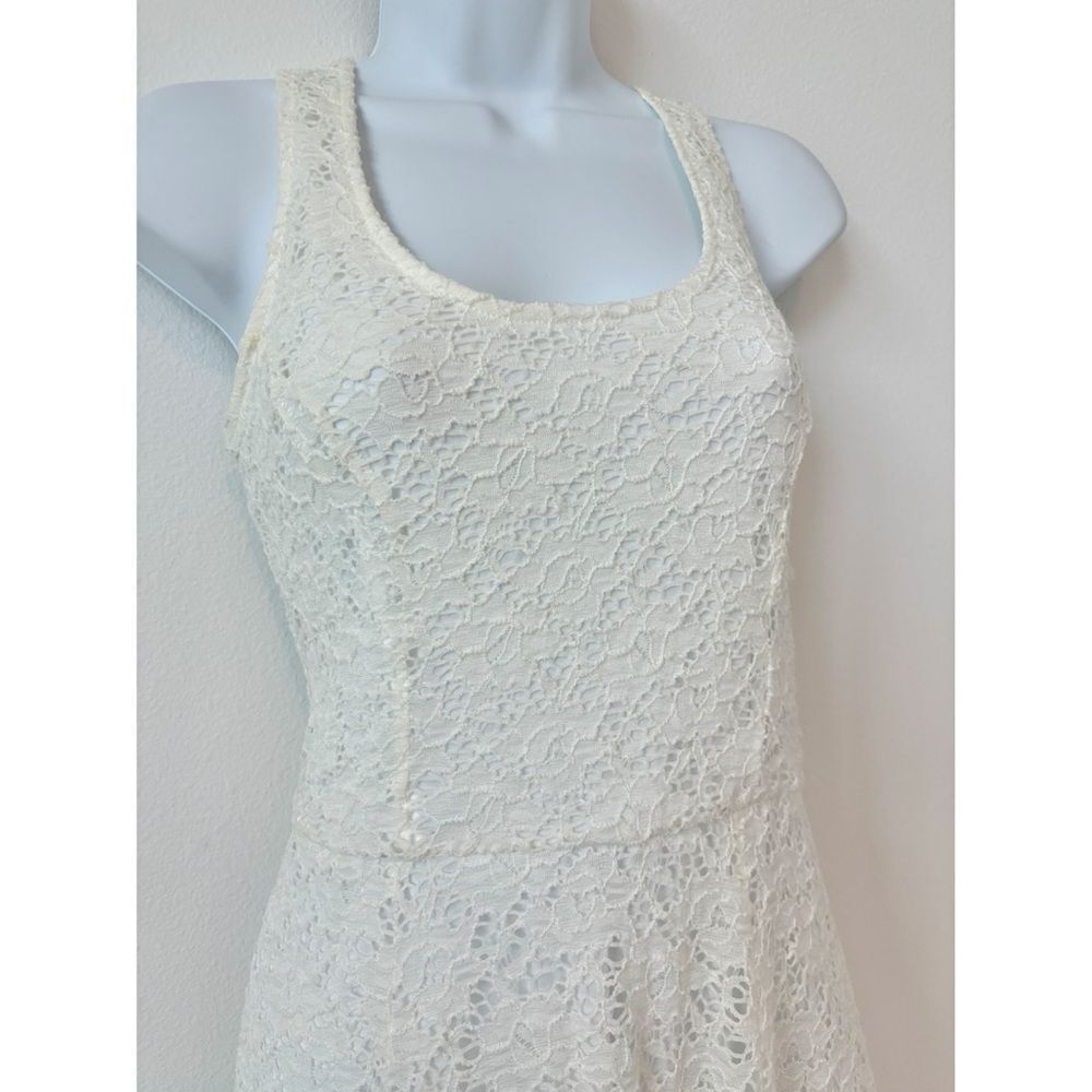 NWT Jessica Simpson Lace Lined Cloud Dancer Dress Womens Size Medium - Picture 5 of 12